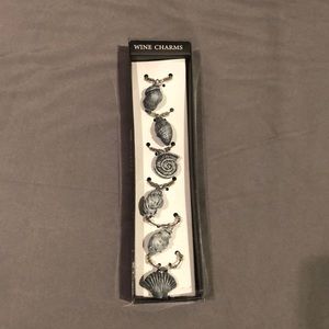 3/$18 Boston International shell Wine glass stem charms